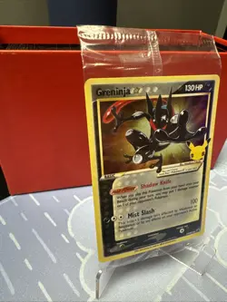 Pokemon Greninja Gold Star SEALED SWSH144 Holo Celebrations NM #9 - Image 2