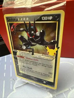 Pokemon Greninja Gold Star SEALED SWSH144 Holo Celebrations NM #9 - Image 3