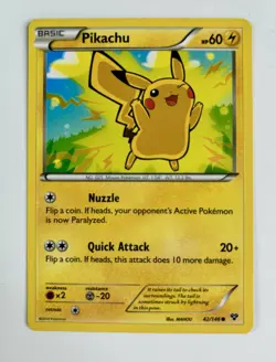 Pikachu 2014 Pokemon XY Base Set Common #42/146 * Light Play - Image 1