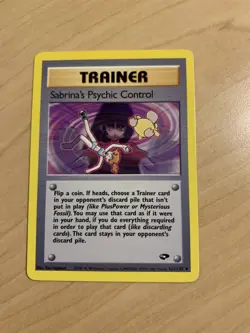 Pokemon - Sabrina's Psychic Control 121/132 Gym Challenge LP - Image 1
