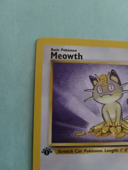Pokemon Vintage 1st Edition Meowth 56/64 Never Played Mint Condition - Image 2