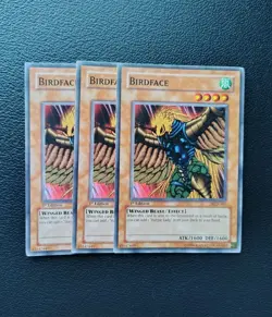 Yu-Gi-Oh - Birdface X3 - Full Playset - Image 1