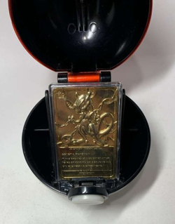 Pokemon 23K Gold Plated Mewtwo Trading Card 1999 Burger King Limited Edition - Image 2