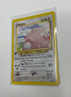 Pokemon Card - Chansey Neo Destiny 1st Edition 31/105 Uncommon - Image 1