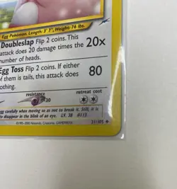 Pokemon Card - Chansey Neo Destiny 1st Edition 31/105 Uncommon - Image 4