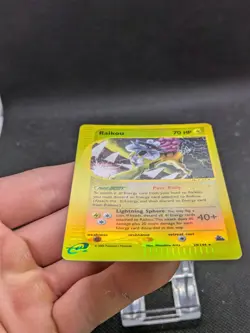 Raikou 28/144 Skyridge Rare Reverse Holo Pokemon Card WOTC 2003 LP-NM - Image 3