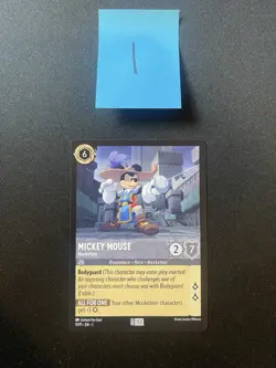 Mickey Mouse Musketeer Disney Lorcana Promo Card NM - Image 3