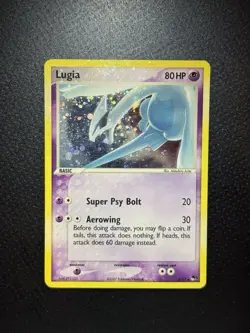 Pokemon TCG Lugia Promo Card 2/17 5 Rare Holo Double Swirl! - Image 1