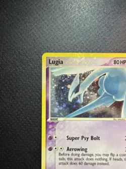 Pokemon TCG Lugia Promo Card 2/17 5 Rare Holo Double Swirl! - Image 3