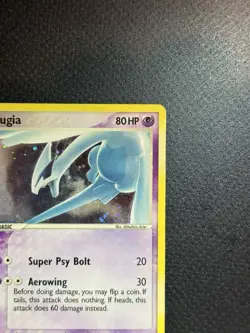 Pokemon TCG Lugia Promo Card 2/17 5 Rare Holo Double Swirl! - Image 4