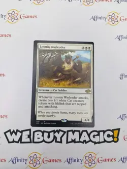 MTG | Leonin Warleader | J22 | Regular | Light Played | English - Image 1