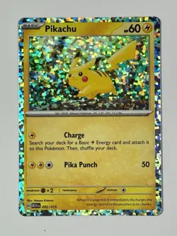 Pokemon TCG - Pikachu - M24 En #02/15 - 2024 McDonald’s 2024 Promo - Dot Holo - Image 1