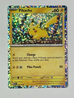 Pokemon TCG - Pikachu - M24 En #02/15 - 2024 McDonald’s 2024 Promo - Dot Holo - Image 2