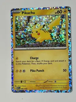Pokemon TCG - Pikachu - M24 En #02/15 - 2024 McDonald’s 2024 Promo - Dot Holo - Image 3
