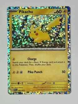 Pokemon TCG - Pikachu - M24 En #02/15 - 2024 McDonald’s 2024 Promo - Dot Holo - Image 4