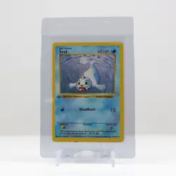 Seel Pokemon 1st edition base set 41/102 1999 grey stamp 3dU raw mint clean WOTC - Image 1