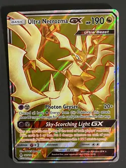 Pokemon Ultra Necrozma GX (Full Art) Forbidden Light (SM06) 127/131 NM - Image 1