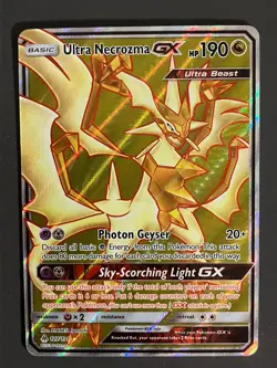 Pokemon Ultra Necrozma GX (Full Art) Forbidden Light (SM06) 127/131 NM - Image 5