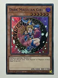 Dark Magician Girl LDS3-EN082 (LP) Ultra Rare BLUE Legendary Duelists: Season 3 - Image 1