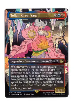 Tellah, Great Sage (Borderless) R 349 Regular Final Fantasy MTG Card NM - Image 1