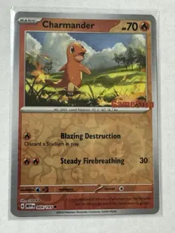 Charmander - (GameStop Exclusive) 004/165 Miscellaneous Cards & Products Reverse - Image 1