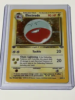 1999 Pokemon Jungle #2 Electrode Holo 1st Edition Rare Near Mint Card - Image 1