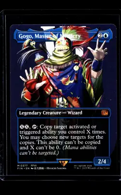 2025 MTG Magic the Gathering FIN Final Fantasy Borderless Gogo Master of Mimicry - Image 1