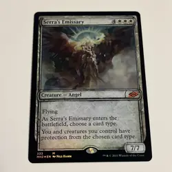 Serra's Emissary, Showcase Art Foil, Modern Horizons 2, Magic MTG NM - Image 1