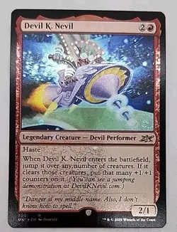 Devil K. Nevil (Galaxy Foil) Rare Unfinity MTG - Image 1