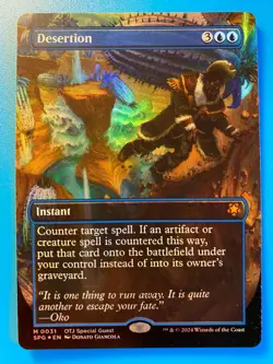 MTG 1x FOIL BORDERLESS Desertion # 31 Special Guests Magic the Gathering x1 NM - Image 1