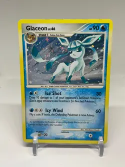2008 POKEMON DIAMOND & PEARL MAJESTIC DAWN 20/100 GLACEON HOLO MP - Image 1