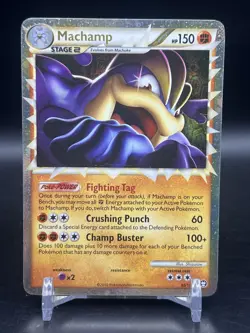 Machamp Prime 95/102 Ultra Rare Pokemon HGSS Triumphant English NM- - Image 1