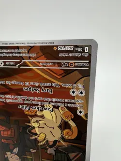 TEAM ROCKETS MEOWTH 2025 POKEMON DESTINED RIVALS ILLUSTRATION RARE 203 - Image 5
