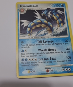Gyarados 19/100 NM Holo WITH SWIRL Pokemon Diamond and Pearl Stormfront Set 2008 - Image 2