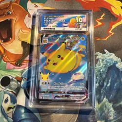 Pokemon Celebrations Flying Pikachu VMAX 007/025 Ace 10 Ace label - Image 1