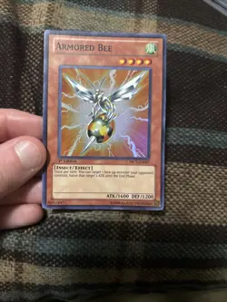 Yu-Gi-Oh 1st edition Armored Bee Super Rare #PRC1-EN007 - Image 5