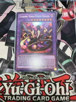 Starving Venom Fusion Dragon Secret Rare 1St Edition INOV-EN038 Yugioh - Image 1