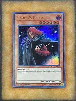 Yugioh Vanity's Fiend BLLR-EN047 Ultra Rare 1st Ed LP - Image 1