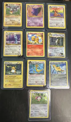 Vintage Pokemon Card Lot of 10 Cards MP/HP - Image 3