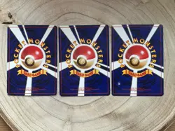 Magmar No. 126 x3 Bundle Japanese Pokemon Card Old Back Base Fossil Gym WOTC LP - Image 2