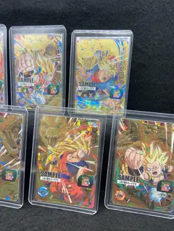 Super Dragonball Heroes Trading Cards UM1 Sample cards / 7 cards comp / A+ - Image 3