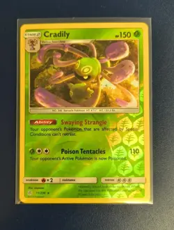 2019 Pokemon Card Cradily Cosmic Eclipse Rare 11/236 Mint Condition Card - Image 1
