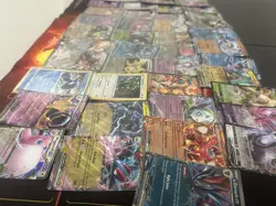 Pokemon Card Lot 50 Official TCG Cards Ultra Rare Included EX GX V MEGA + HOLOS - Image 3