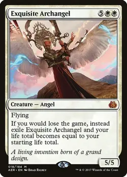 Exquisite Archangel 1x FOIL AER MTG Aether Revolt Mythic NM+ white - Image 1