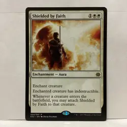 MTG Shielded by Faith Magic: The Gathering Explorers of Ixalan Rare #004 - Image 1