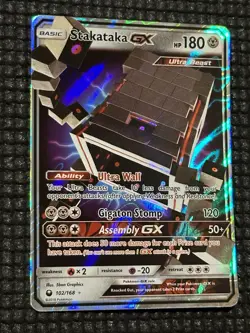 Pokemon TCG - Stakataka GX #102/168 - SM: Celestial Storm - Ultra Rare - NM - Image 3