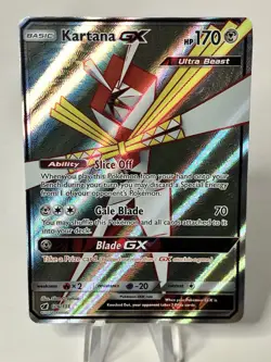 Pokemon - Kartana GX 106/111 - SM Crimson Invasion - Full Art - Ultra Rare - NM - Image 1