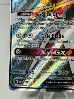 Pokemon - Kartana GX 106/111 - SM Crimson Invasion - Full Art - Ultra Rare - NM - Image 4