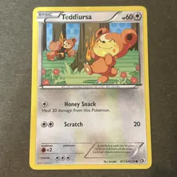 Teddiursa RC15/RC25 Legendary Treasures Radiant Collection Pokemon TCG - Image 1