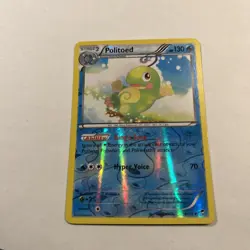 2014 Pokemon XY - Furious Fists Reverse Foil Politoed #18 NM - Image 1